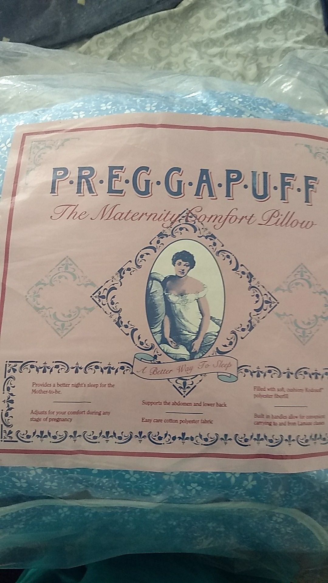 P.R.E.G.G.A.P.U.F.F .. The Maternity comfort pillow