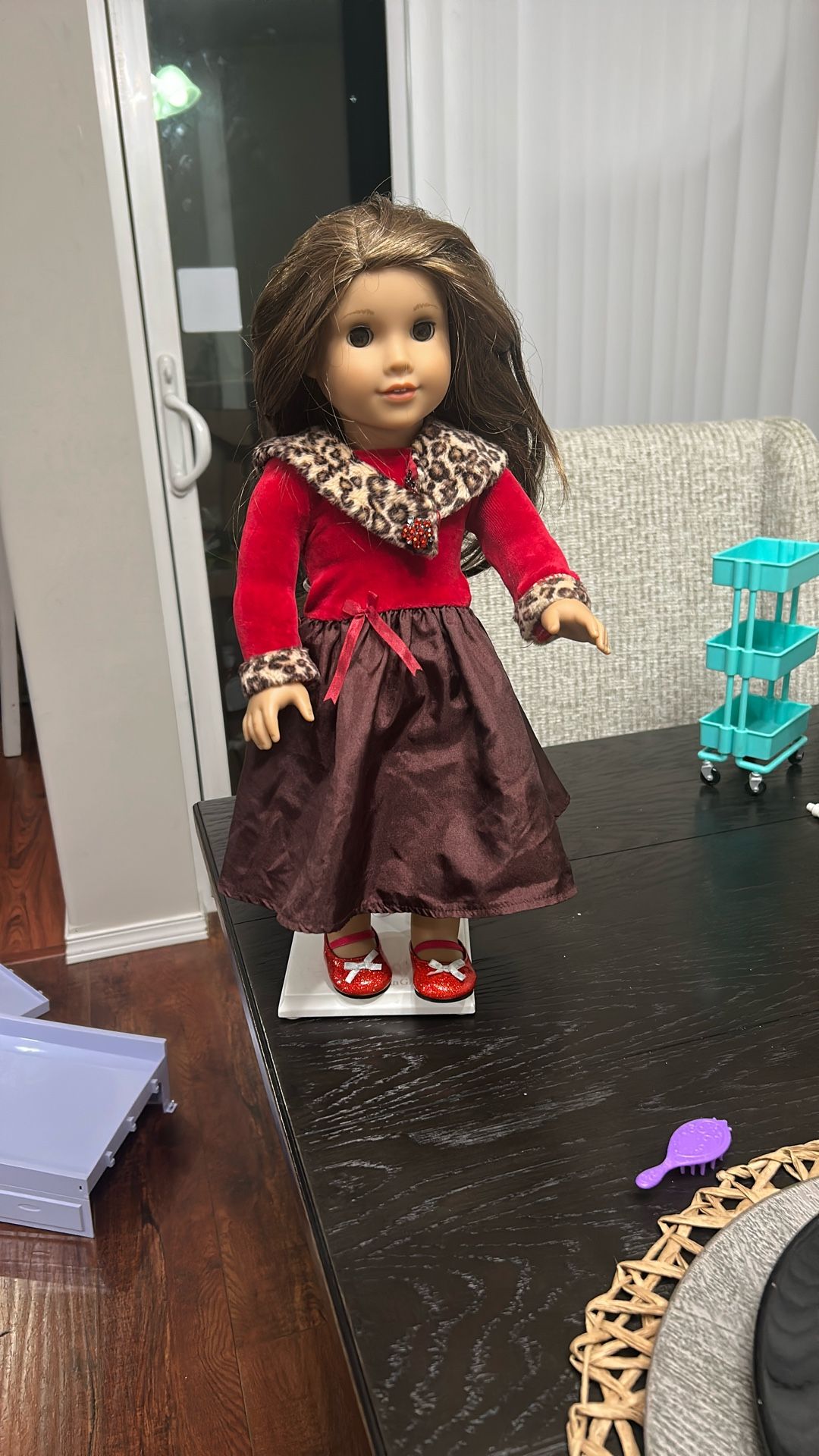 American Girl Doll dress With Shoes ( Doll Not included )
