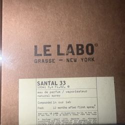Santal 33 Le Labo