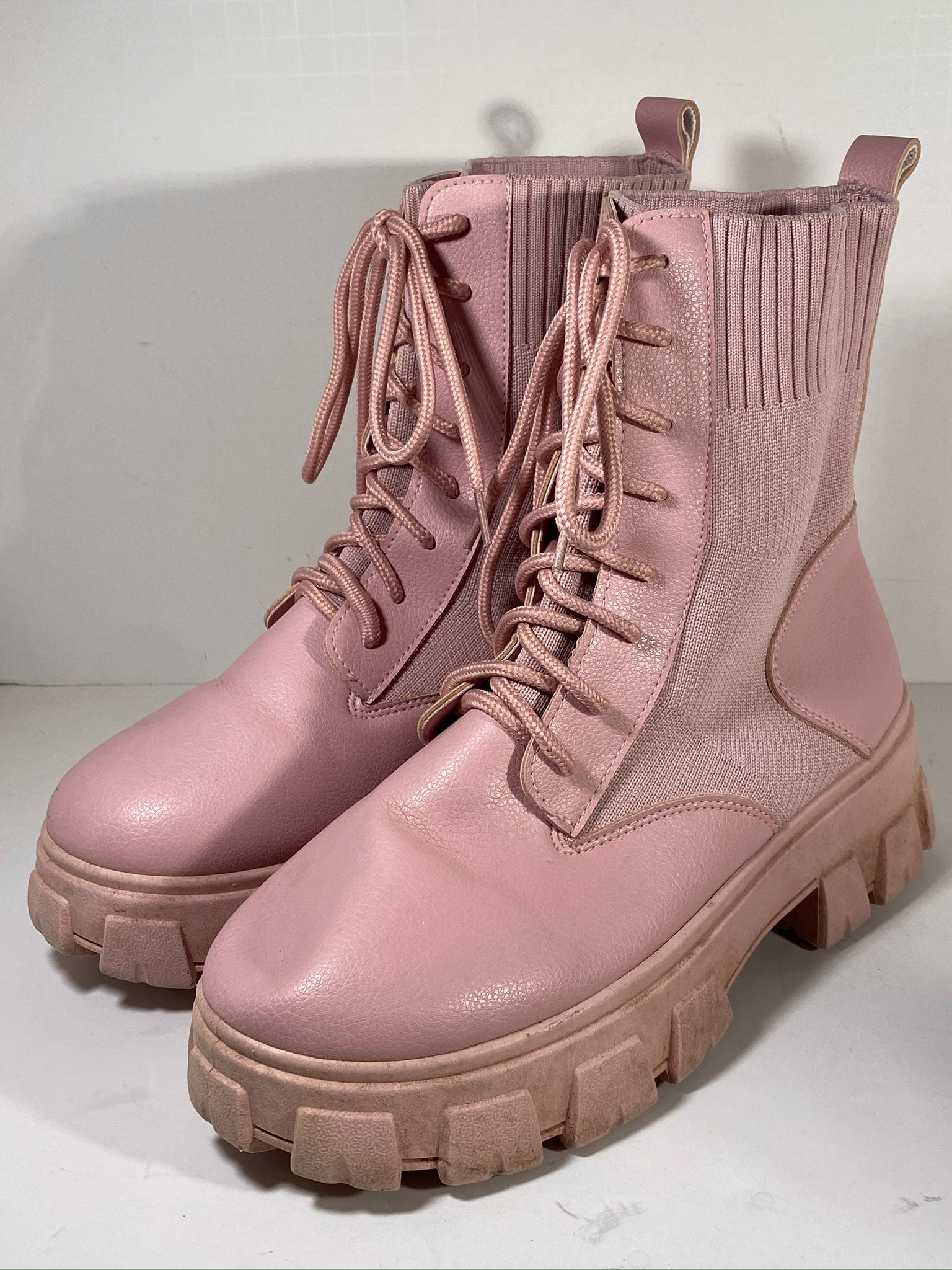 Charlotte Russe • Pink Boots • Size 8