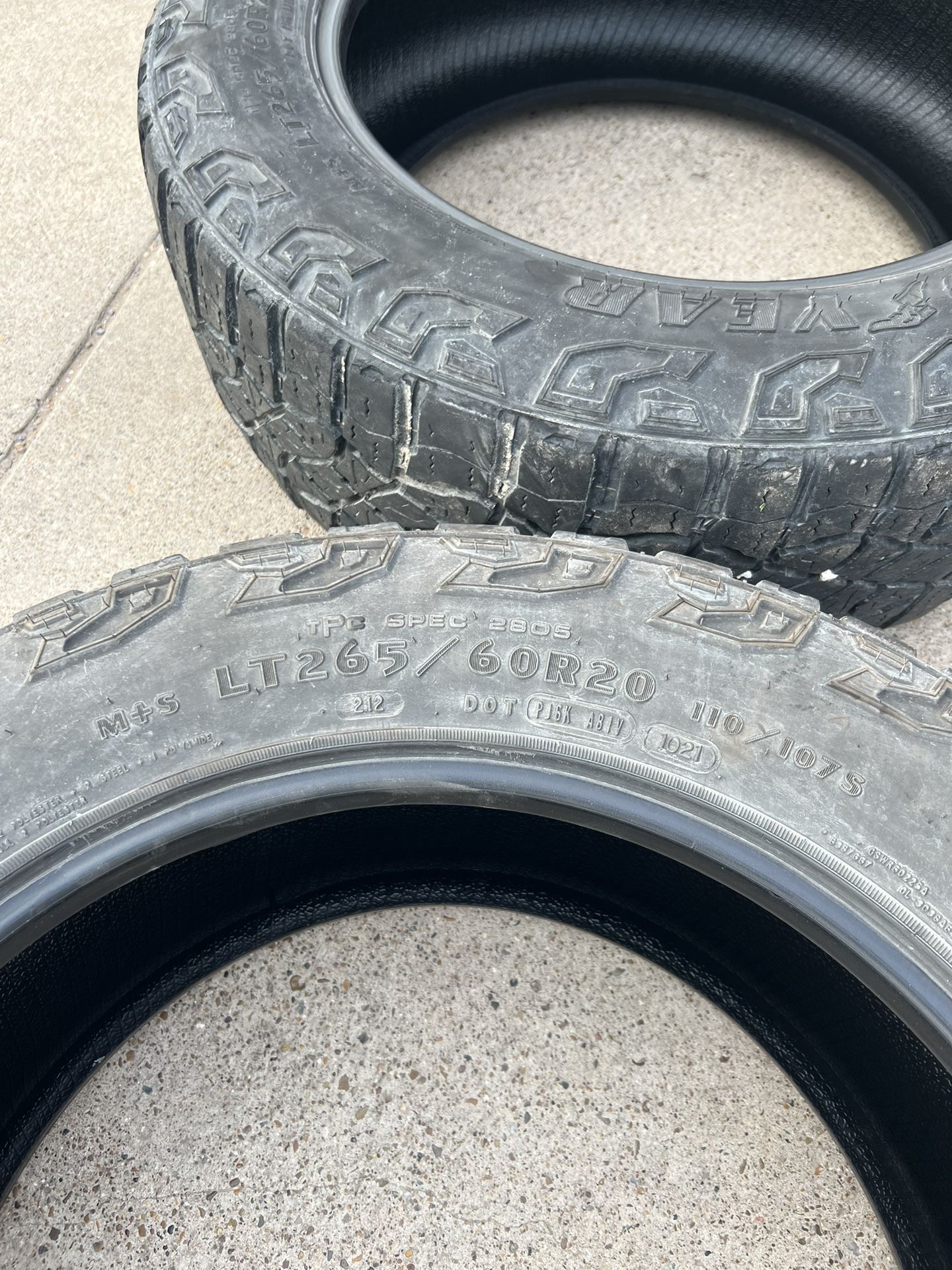 20in Goodyear Wrangler Territory MT Tires for Sale in Weslaco, TX - OfferUp