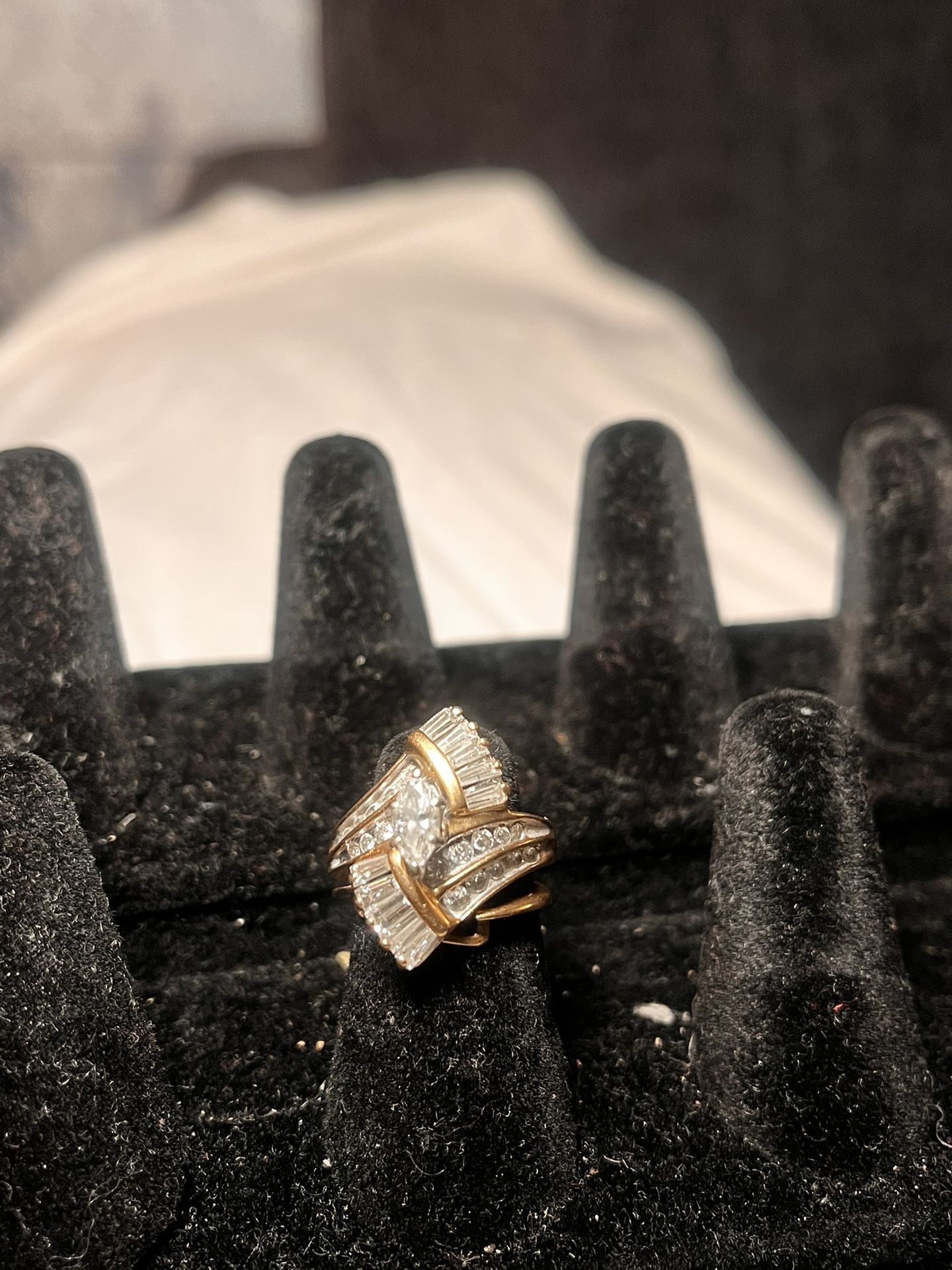 4 Carat Diamond Engagement Ring & Band