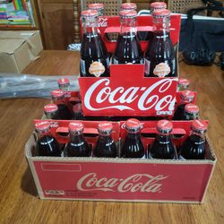 5 6pks 2018 Clemson National Champs Cokr Bottles