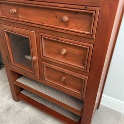 Solid Wood Custom Bar/Cabinet 