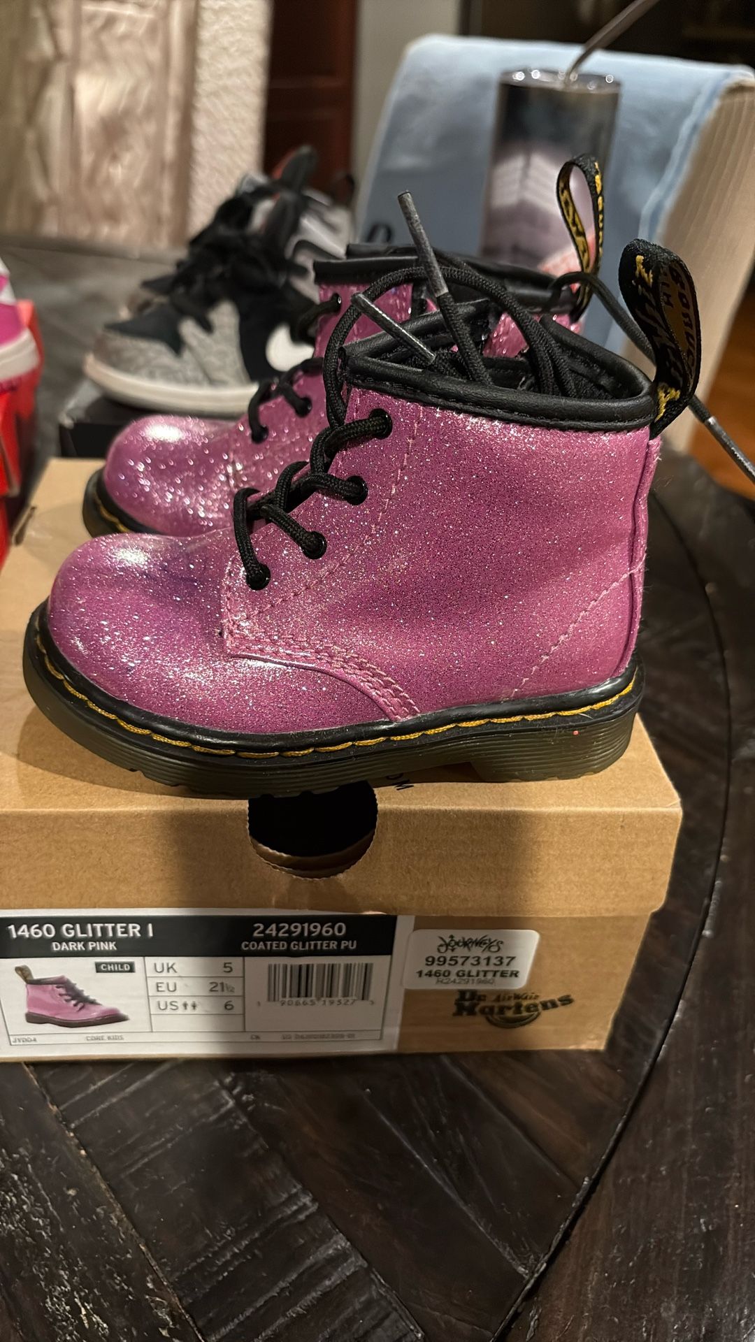 Toddler Glitter Dr Martens