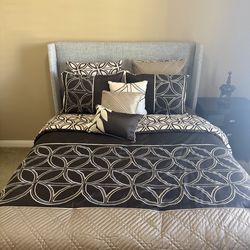 Linen Upholstery Bed Frame