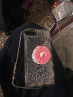 iPhone 7 Water glitter case