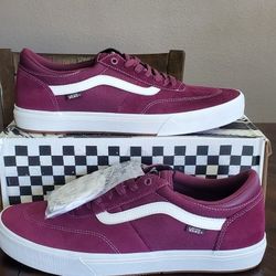 Vans Gilbert Crockett Mauve Wine Men Size 13