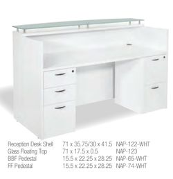 Receptionist desk