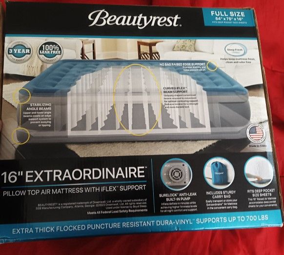 *New* Beautyrest Full Size Air Mattress