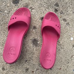Croc Heels Size 7 Women’s 