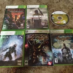 Six Xbox 360 Games