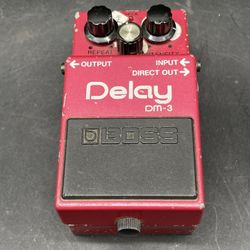 Boss DM-3, Analog Delay, Stereo Output, Vintage Guitar Pedal