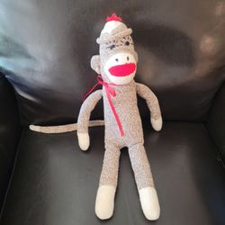 Sock Monkey Plush