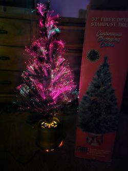 Fiber optic Christmas tree