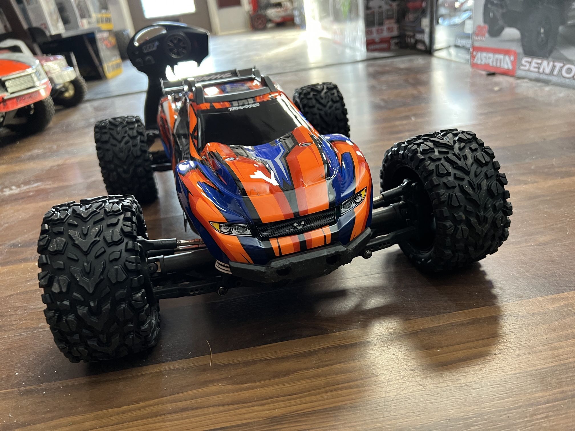 Used Traxxas Rustler 4x4 VXL w/ battery @ Parkflyers RC Hobby Shop in Lakewood NJ