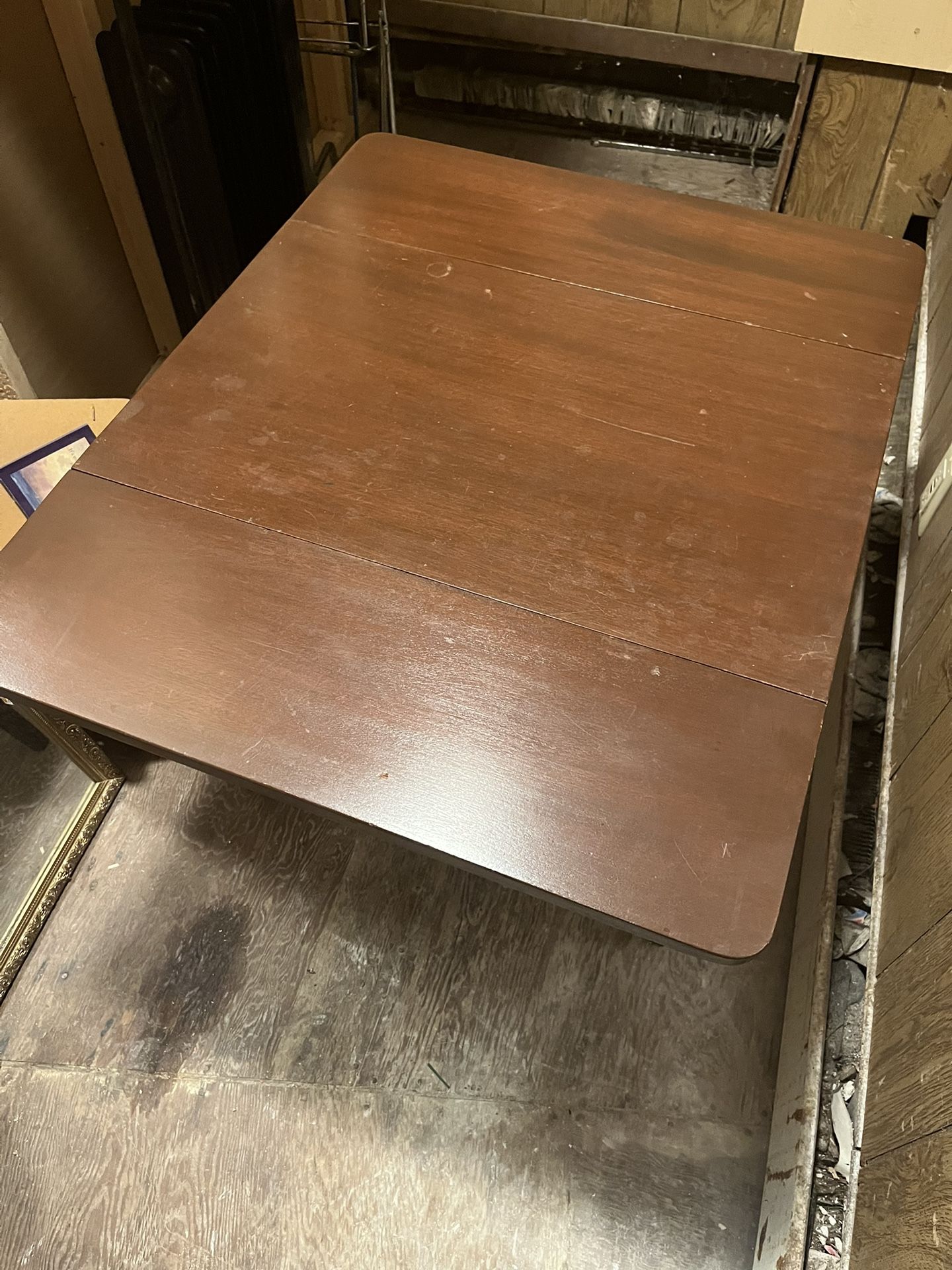 Folding Mini Brown Table