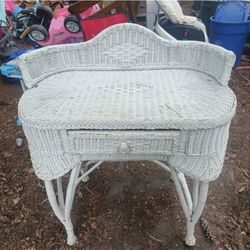 Free Wicker Desk