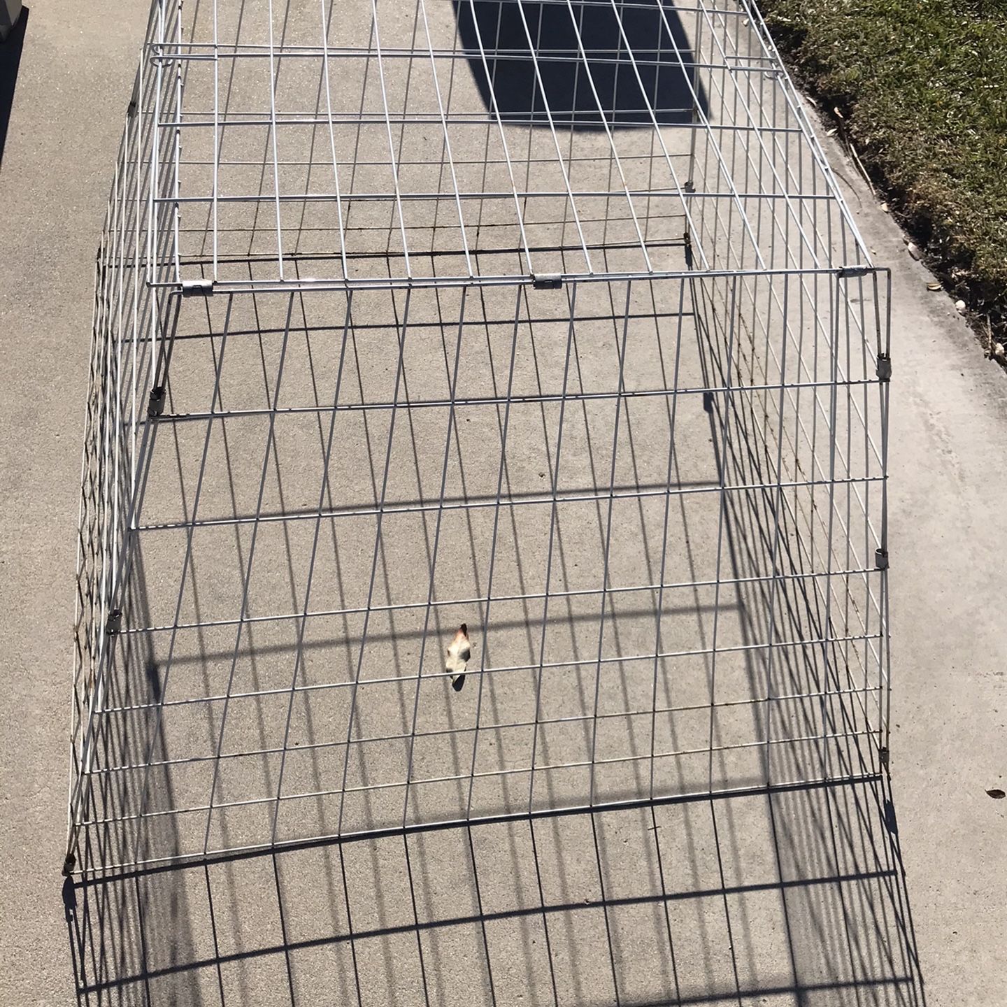 DOG GATE CRATE W/ ROOF DOOR 23 X 23