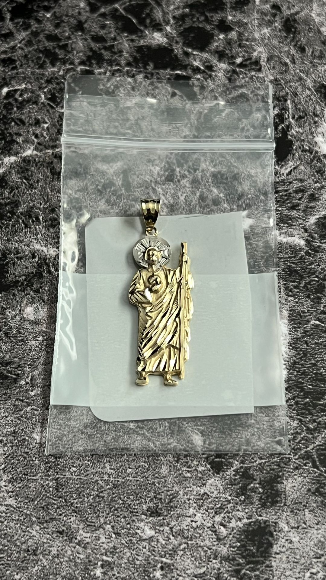 14k San Judas Pendant / Dije San Judas 14 Kilate