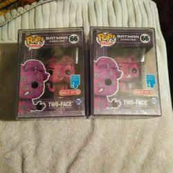 Funko Pop Art Series Batman Forever Two Face #66 Target Exclusive. New. Mint Condition In Hard Acrylic Boxes. Qty 2. See Details 