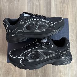B30 Countdown Sneaker Black Technical Mesh and Black Technical Fabric Reference: 3SN279ZRF_H900