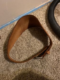 Back brace belt leather