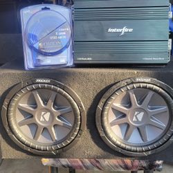 Kickers 12inch Amplifier And Kit 