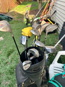 Mixed Golf Club Set with Bag