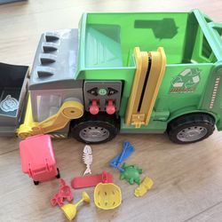 Kids garbage truck toy 