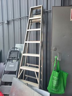 VERY TALL aluminum ladder,  $65
