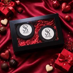 Valentine Box With Two 8oz Candles 