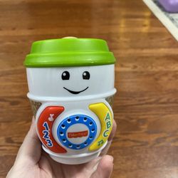 FISHER PRICE LAUGH AND LEARN COFFEE CUP
