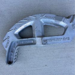 Green Lee 1”  Aluminum Pipe Bender Shoe