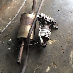 Honda Civic exhaust and catalyst