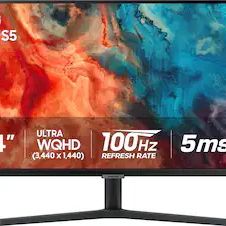 Dual Samsung S5 34 Inch QHD Ultrawide Monitors