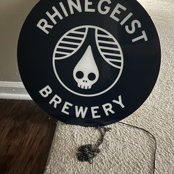 Rhinegeist Brewery Bar Sign