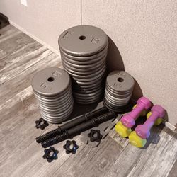 1 inch weights with dumbbells