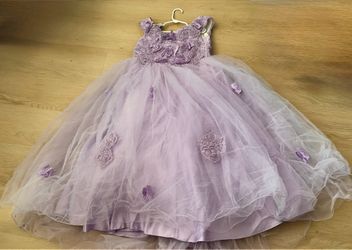 Girls Lavender Princess Formal Dress size 10