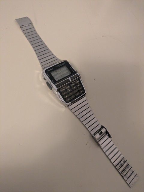 Casio Vintage Telememo 30 Data Bank Calculator Watch (DBC-300)