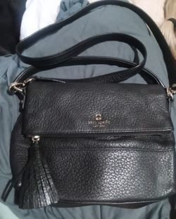 KATE SPADE BLACK LEATHER PURSE 