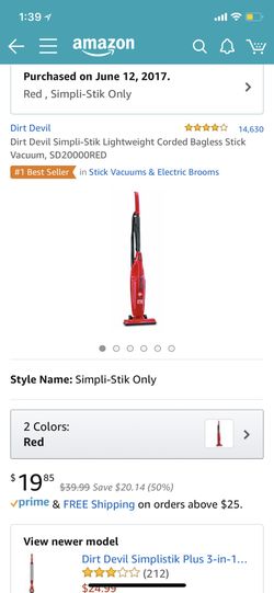 Like-new vacuum for $9