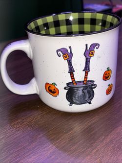 Halloween witch coffee / tea mug