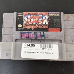 Super Street Fighter 2 Super Nintendo 