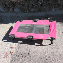 Coleman Folding Dog Cot.  Small Rip. See Photos 