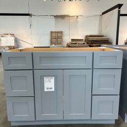 48'' grey shaker bathroom vanity $549