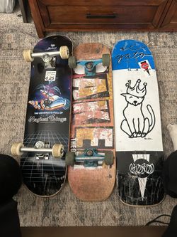 Skateboards $20 Each Or $50 For All