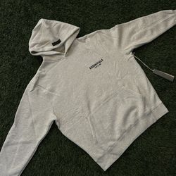 Light Oatmeal Essentials Hoodie