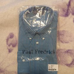 Brand new Paul Frederick Long Sleeve Dress Shirt 