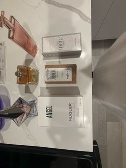 Perfume - Mugler (Angel), Juicy Couture (Viva La Juicy), Lancôme (IDOLE Aura)